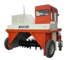供应新型有机肥翻堆机SFA-20型轮式翻堆机