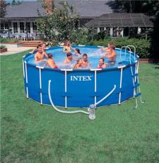2016年INTEX时尚休闲圆形支架游泳池
