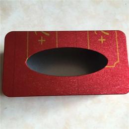 高质量马口铁纸巾罐 耐用方形通用包装纸巾