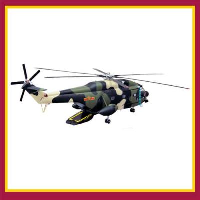 飞机模型 合金飞机模型 直-8陆军直升机模型