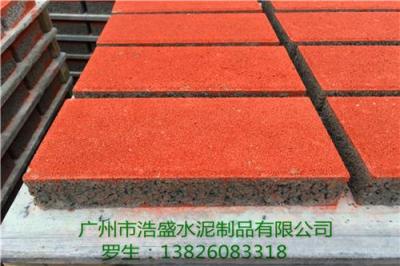 广州人行道彩砖规格