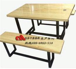 深圳达芬订制实木大板餐厅桌椅 实木桌椅