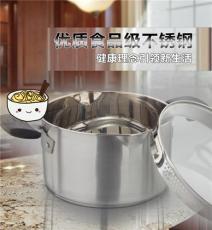 复底汤锅-加厚可立汤锅 -不锈钢批发