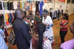 2016年10月尼日利亚 拉各斯 纺织展
