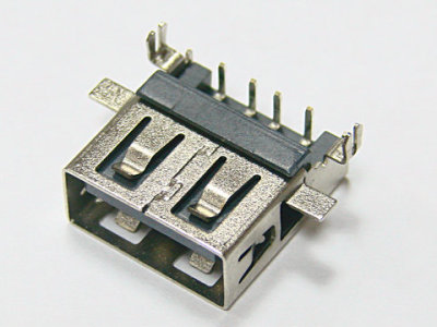 USB短体 AF 10.0 沉板式母座 板上-板下3.5H