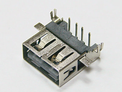 USB短体 AF 10.0 沉板式母座 板上-板下3.5H