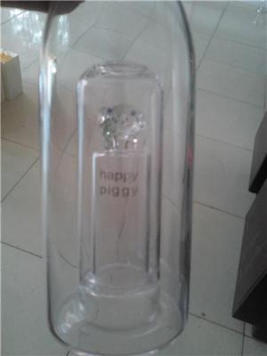 快樂豬酒瓶多層酒瓶 漂流瓶工藝酒瓶可定制