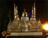 伊斯兰教风格建筑 阿布扎比大清寺水晶模型